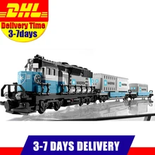 IN Stock 2017 DHL LEPIN 21006 1234 PCS enuine Technic Ultimate Series The Maersk Train Set Building Blocks Bricks Toys 10219