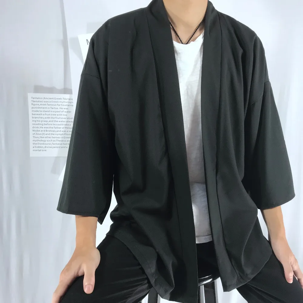 plain kimono cardigan