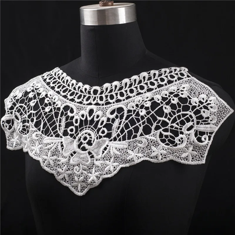 wedding dress with collar neckline