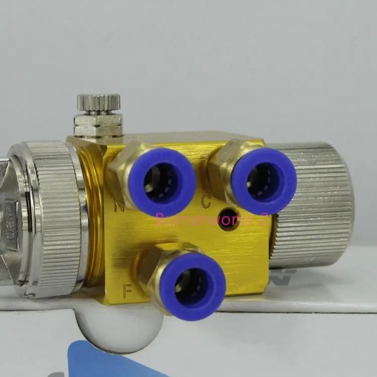Free shipping Japan Meiji A-100 Automatic Pneumatic High Atomization Spray Paint Spraying Gun hydraulic head 0.8/1.0/1.3mm meiji hp
