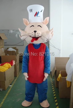 

1Pcs Cat Mascot Costume Cartoon Fancy Dress Free Shipping