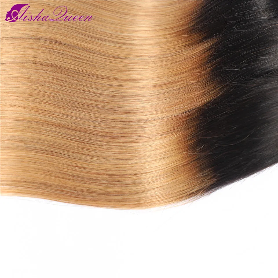 Aisha Queen Ombre Straight Hair 3 Bundles 1b/27 Brazilian Hair Wave Bundles 100% Remy Hair Extensions 3 pcs Aisha Queen Ombre Straight Hair 3 Bundles 1b/27 Brazilian Hair Wave Bundles 100% Remy Hair Extensions 3 pcs