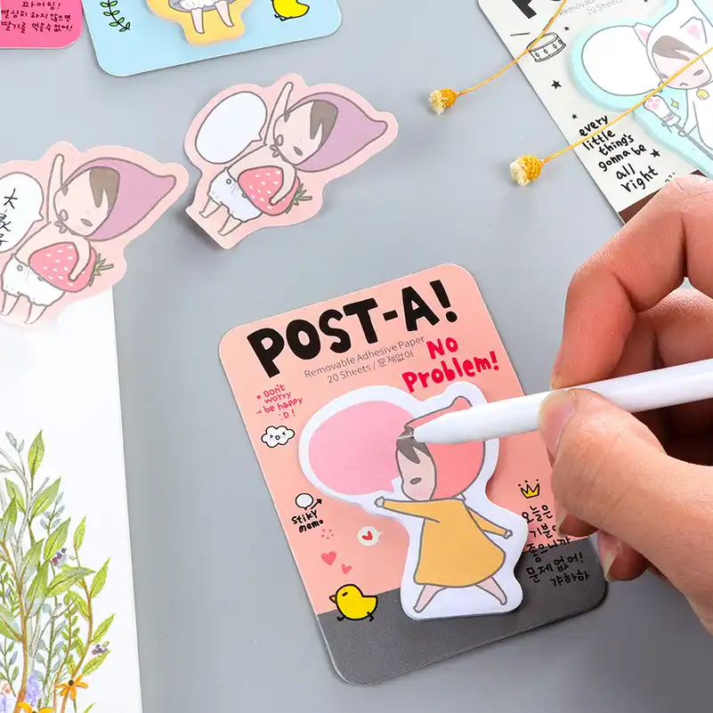 4 шт. cute Little red riding девушка капюшон блокнот бумаги заметки канцелярские papeleria
