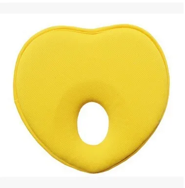 Горячая Распродажа, детская противоскользящая подушка в форме малыша, позиционер для сна, подушка с плоской головкой для защиты новорожденных, Almohadas, детское постельное белье - Цвет: Yellow Pillow