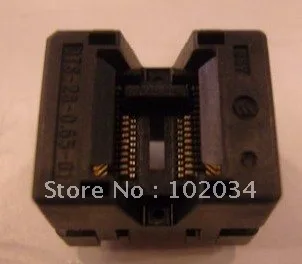 

100% NEW OTS-20-0.65 SSOP20 TSSOP20 IC Test Socket / Programmer Adapter / Burn-in Socket ( OTS-20-0.65-06 )