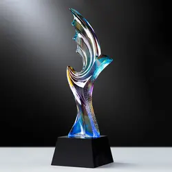 Новый креативный дизайн Орел украшения Honor Glory благородная Роскошь цветной глазурью трофей Кубок приз награды коллекция сувенир подарок