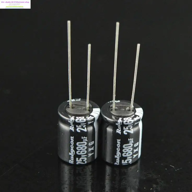 

2018 Supercapacitor Kit 50pcs Original Rubycon Ruby 680uf 25v Electrolytic Capacitor 25v680uf Yxg Series 12.5*16 Free Shipping