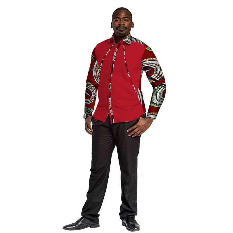 New-Bazin-Riche-Ankara-Top-Clothes-Dashiki-Mens-Shirts-Plus-Size-African-Design-Clothing-Patchwork-Print(16)