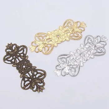 

100pcs Antique Metal Filigree Wraps Connectors Embellishments DIY Making Crafts AAA1138