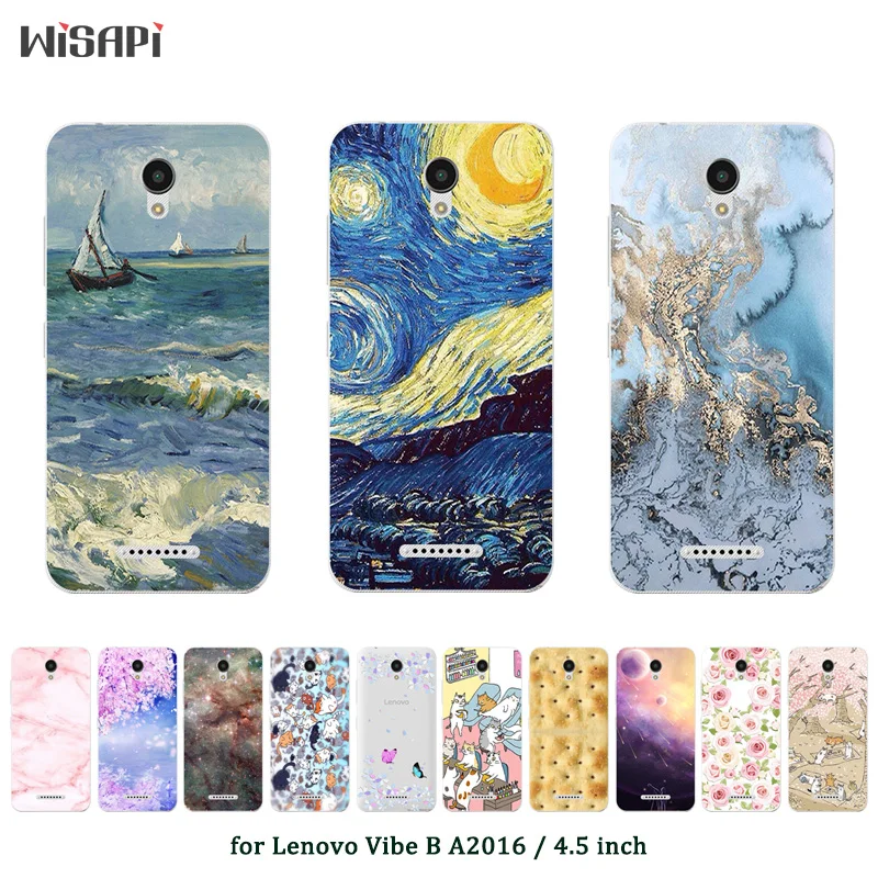 Cover For Lenovo A1010 A2016 A20 A Plus Phone Case Fashion Printed Soft TPU Silicone Coque APlus A1010a20 4.5&quot | Мобильные