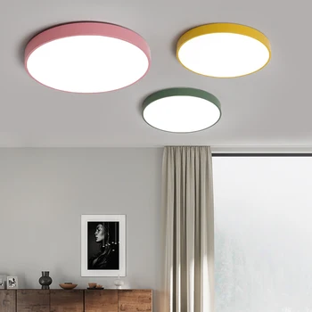 

Ultra-thin Ceiling Lights Colorful LED Ceiling Light Bed Room Chandelier Ceiling led ceiling lights dimmable plafon led
