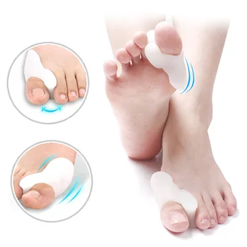 

1Pair Toe Separators Valgus Bunion Corrector Pain Relief Beetle-crusher Bone Ectropion Straightener Foot Care Tools