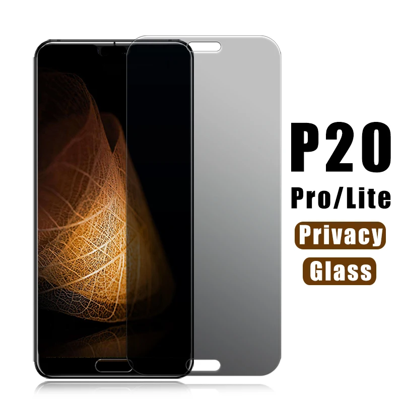 

For Huawei P20 Pro Tempered Glass Lite Anti Spy Peeping Privacy Screen Protector Protective On The P 20 P20lite light 20P Film