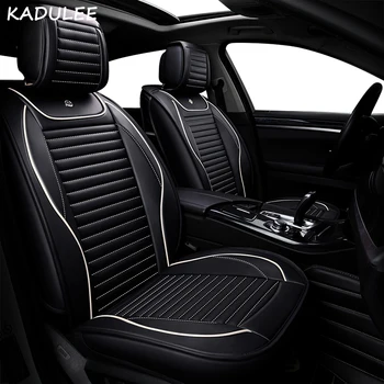 

KADULEE New Luxury PU Leather car seat cover For Toyota Corolla Camry Prado Rav4 Auris Prius Yalis Avensis Land Cruiser seats