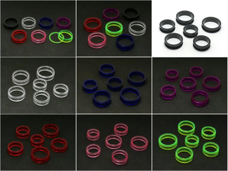 Растяжки для ушей акриловые прозрачные размер 26 36 мм|jewelry piercing|body jewelrybody jewelry piercing |