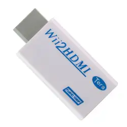 Wii в HDMI 720 P/1080 P Масштабирование адаптер конвертер с 3.5 мм аудио Выход Бесплатная доставка