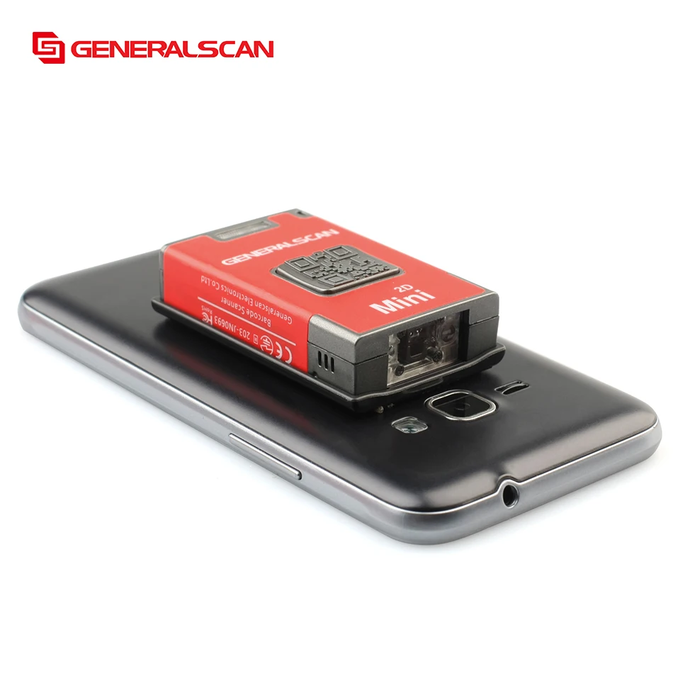 مصغرة جيب 2D ماسح الرمز الشريطي بتقنية bluetooth دعم جميع كمبيوتر لوحي (تابلت) وهاتف ذكي PC عالية السرعة اللاسلكية المحمولة الباركود قارئ GS M500BT