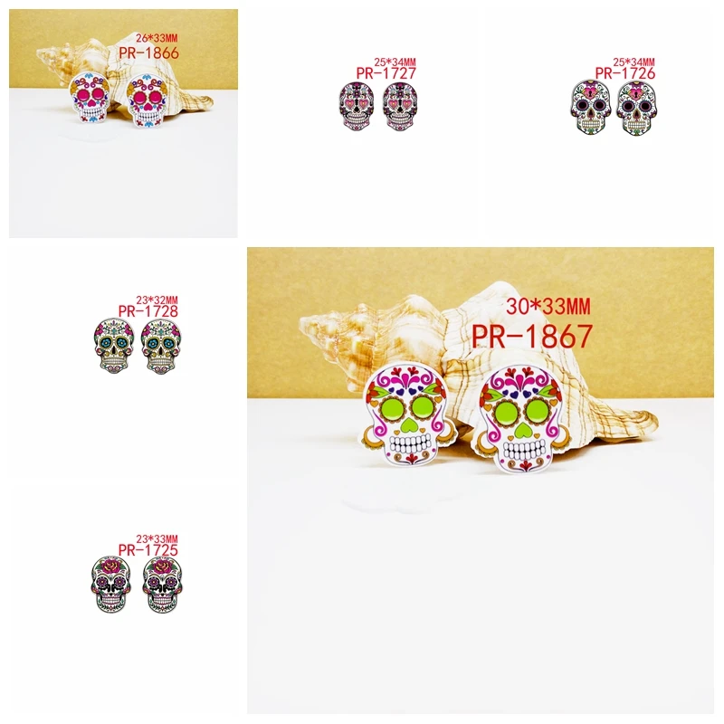 

Free shipping 30 pcs planar resin ribbon halloween resin pr1867