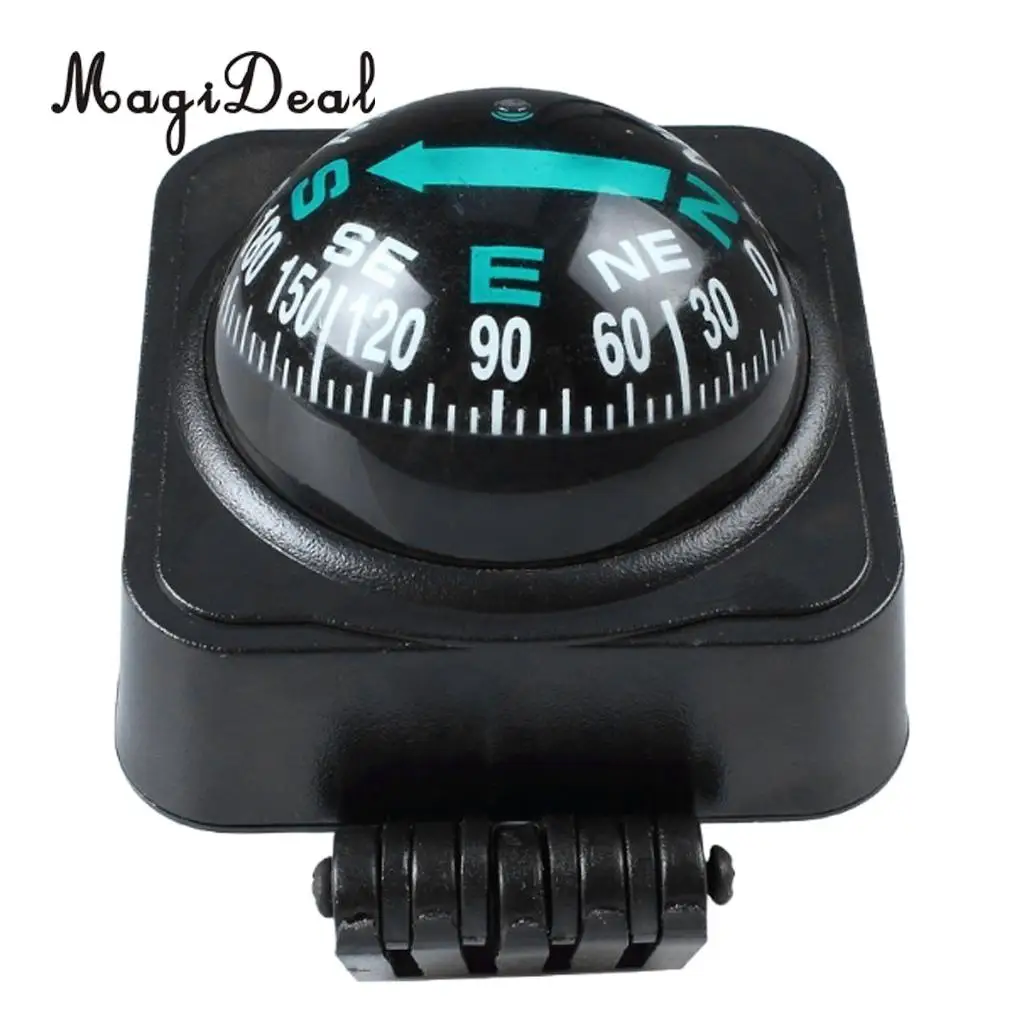 MagiDeal Durable1Pc Navigation Dashboard Car Compass Cycling Camping Direction Pointing Guide Ball for Outdoor Car Boat Truck