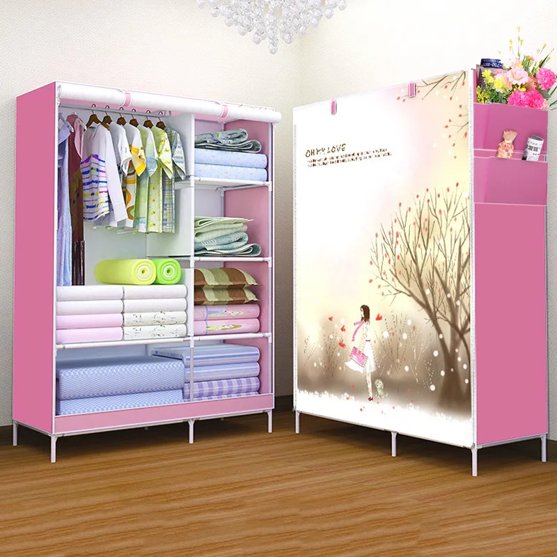 Large Capacity Cloth Wardrobe 3d Folding Clothing Storage Aliexpress