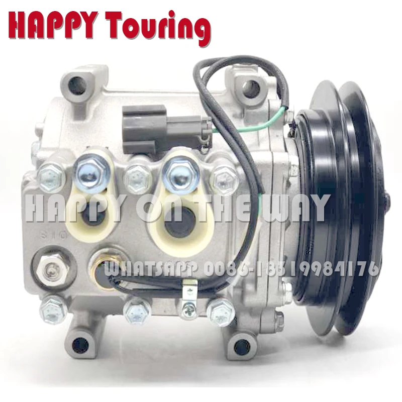 10  For mitsubishi fuso compressor Mitsubishi Fuso Canter FE125 FM-HR FK200 FM-SP AKC011H253B AKC200A251B AKC201A251 MC148047