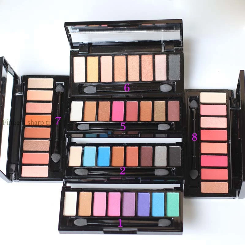 

8 colors Eye shadow Smoke makeup Earth color Shimmer eyeshadow pallete #5