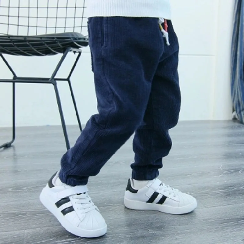 

2019 New Kids Sport Pants Casual Boys Girl Loose Comfortable Pants Knitted Harem Pants For Girls Spring Autumn Children Trousers