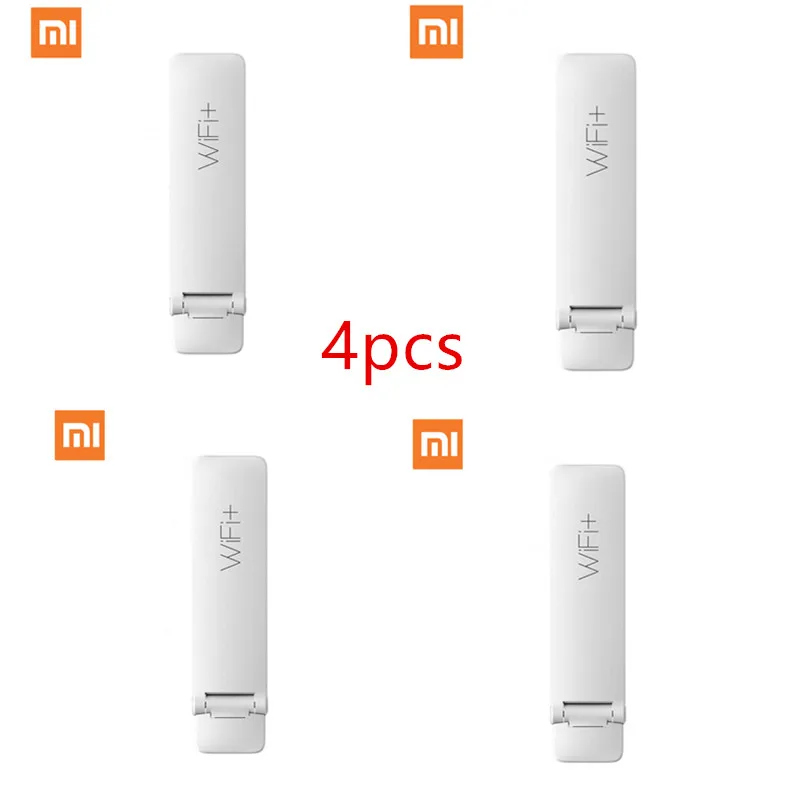 В комплекте Xiaomi wifi Repeater 2 усилитель расширитель Repitidor Wi-Fi удлинитель 300 Мбит/с беспроводной wifi Расширенный сигнал H15 - Цвет: 4pcs