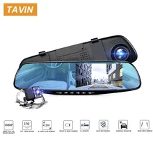 TAVIN Full HD 1080P Dash Cam Car Dvr Camera Auto 4.3 Inch Rearview Mirror Digital Video Recorder Dual Lens Registrator Camcorder TAVIN Full HD 1080P Dash Cam Car Dvr Camera Auto 4.3 Inch Rearview Mirror Digital Video Recorder Dual Lens Registrator Camcorder