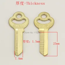 A018 Слесарь Keymother латунь дом дверь пустой заготовки ключей ключи 25 шт./лот