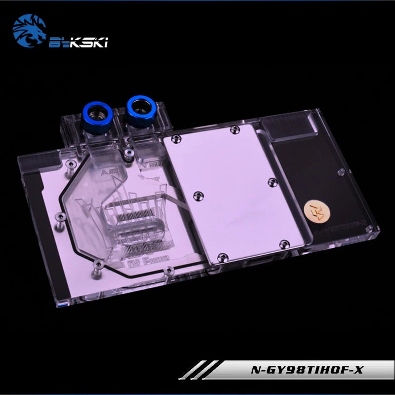Bykski N GY98TIHOF X полноэкранная Графическая карта блок водяного охлаждения RGB/RBW для