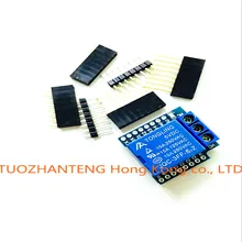 Free shipping 1 channel Relay Shield for Wemos D1 mini Relay Module Smart Electronics