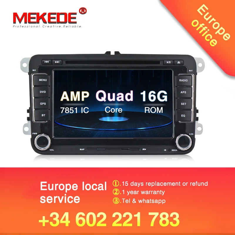 Mekede android 8,1 Автомобильный мультимедийный плеер для VW Skoda Octavia/Fabia/Rapid/Yeti/Superb/Seat Altea/Leon/Alhambra