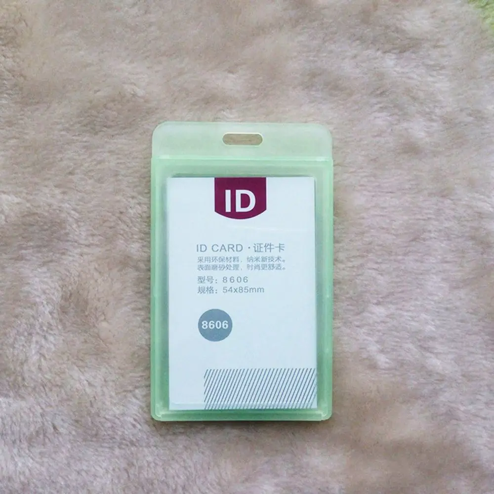 Прочный пакет из жесткого пластика ID карты держатель значка имя работника бирка
