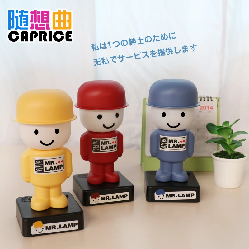  The lamp USB light energy-saving switch creative post free baby bedroom lamp bedside lamp plug - 32757477099