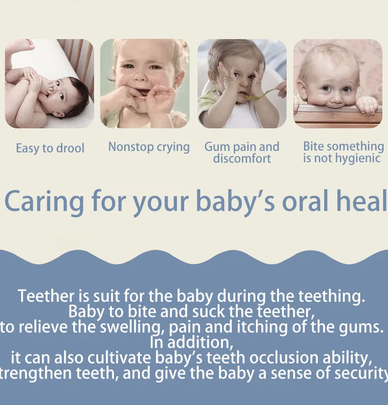  Baby Wooden Teether Suit DIY Bed Bell Toy Beech Rodent Ring Wool Ball Baby Room Decoration Christma