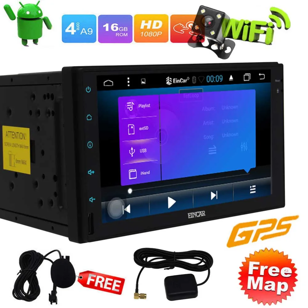 

Touch Screen Octa Core 2GB RAM 32GB Nand Memory Mirror Link WiFi 3G 4G OBD2 1080P USB SD SWC AM FM EQ with Free Backup Camera