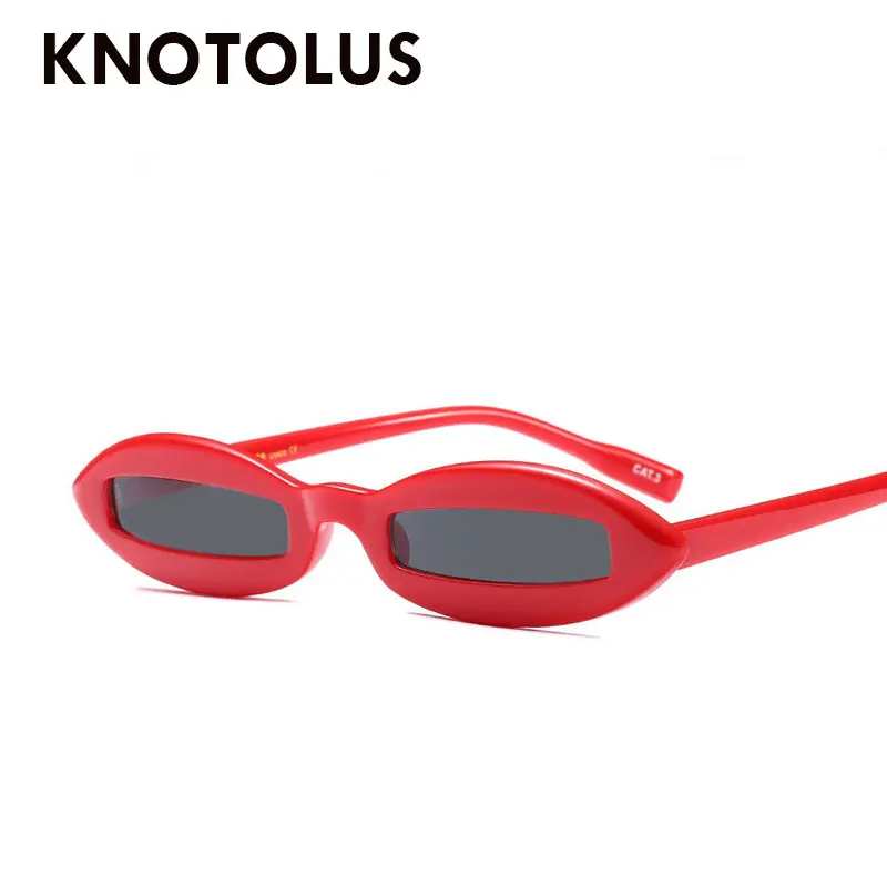 Knotolus 2018 Брендовая Дизайнерская обувь Винтаж Овальные Солнцезащитные очки