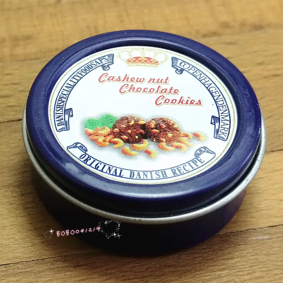 

Dollhouse Miniature 1:12 Toy Food Metal Cookie Box Length 3.2cm Blue SPO407