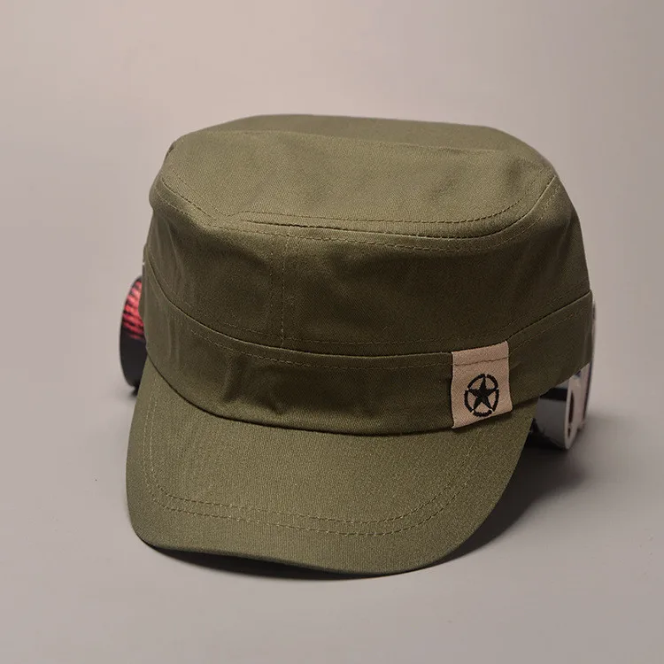 [TIMESWOOD] новые хлопковые военные кепки с солнцезащитным козырьком, с плоской подошвой, армейский лагерь, классные классические мужские и женские, регулируемый головной убор, Звездные грузовые шапки
