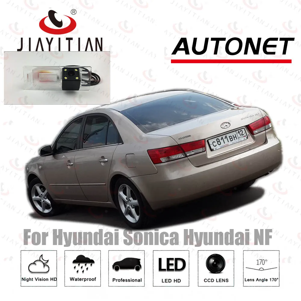 

Камера заднего вида JiaYiTian, для Hyundai Sonica, для Hyundai NF 2004 ~ 2009 2006, ПЗС-камера ночного видения, резервная камера для номерного знака