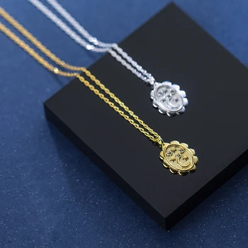 

Moon Necklace 925 Silver Star Choker Kolye Gold Pendant Charm Minimalism Vintage Boho Bijoux Femme Collier Necklace for Women