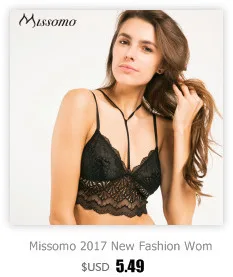 Missomo New Fashion Women Black Sexy Lace Jacquard Trim Bralette Adjustable Wide Straps Bras