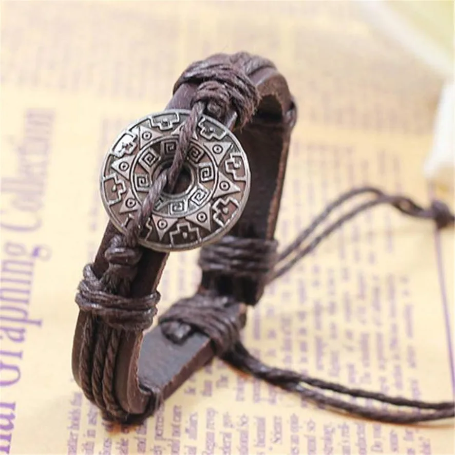 

1 PC Women Men Bracelets Crystal Fashion Women Retro Girl Boy Style Bracelet Bangle Charm Cuff Jewelry Charm Bracelets HX0416