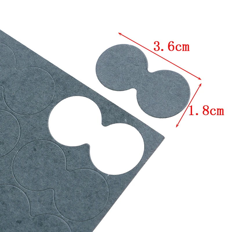

50pcs 18650 Battery Insulation Gasket Barley Paper Battery Pack Cell Insulating Glue Patch Positive Electrode Insulated Pad