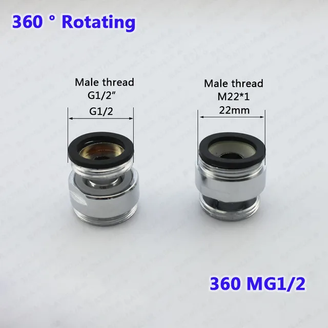 360 Degree swivel faucet Adapter Adjustable Brass Faucet Adapter Male M24 Female Adaptor Size