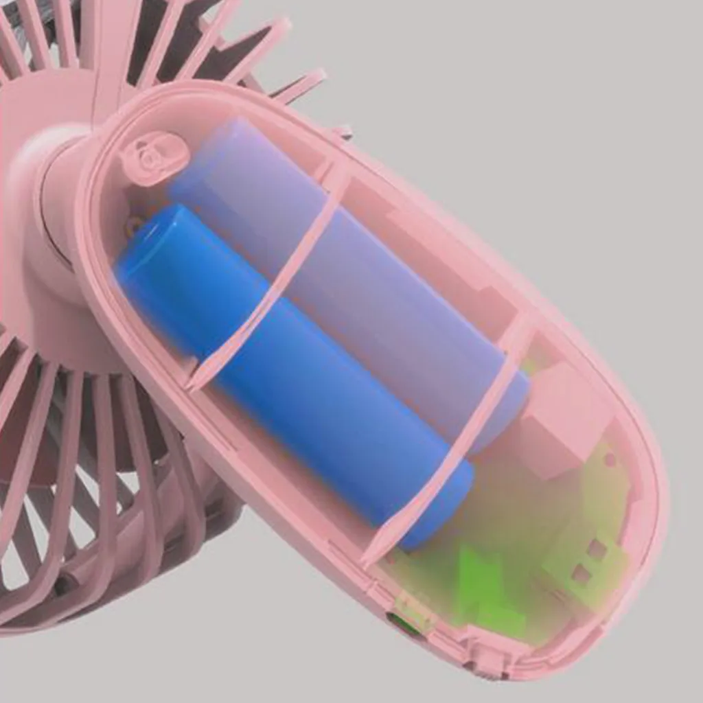 Путешествия на открытом воздухе светодиодный настольный вентилятор ночник Тонкий небольшой вентилятор с питанием от USB Перезаряжаемые