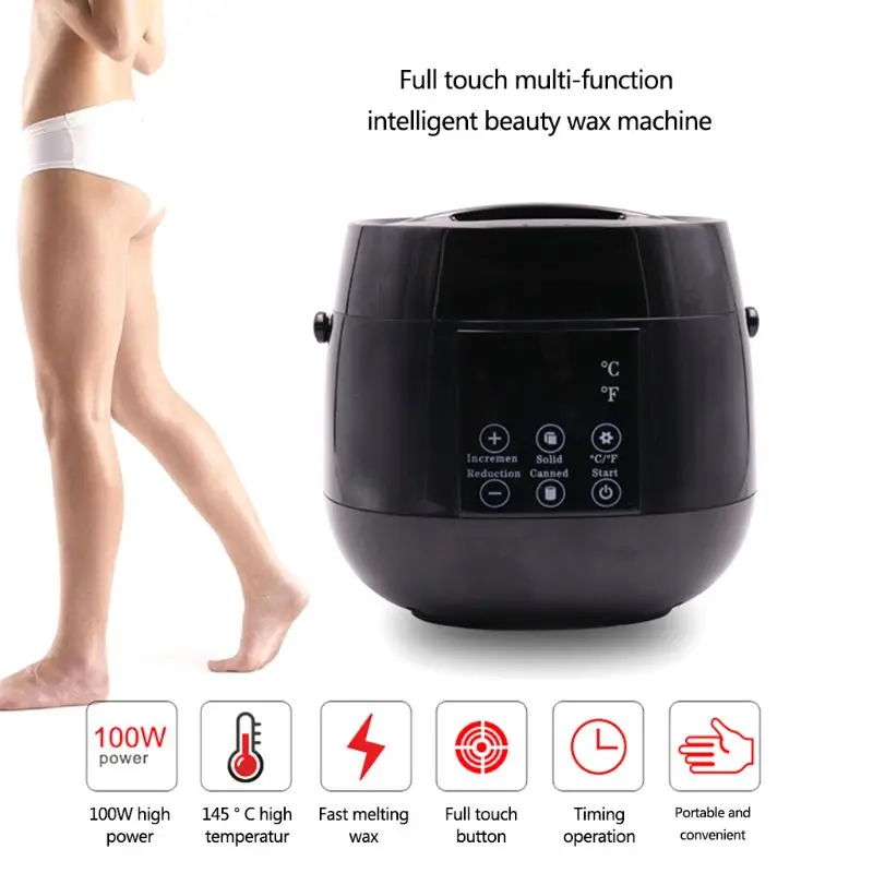 

Professional Smart Warmer Wax Heater SPA Hands Feet Epilator Depilatory Skin Care Paraffin Machine Kit F42B