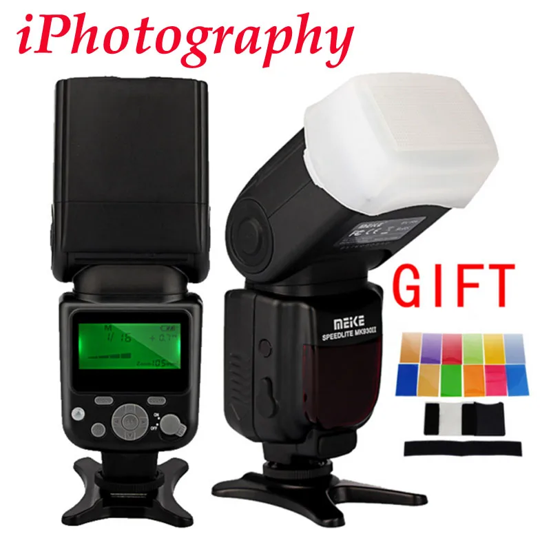 Prix pour MEIKE MK-930 II MK 930 II LCD GN58 Flash Speedlite unique point flash pour Canon Nikon Pentax Olympus DSLR + diffuseur + filtre Prix pour MEIKE MK-930 II MK 930 II LCD GN58 Flash Speedlite unique point flash pour Canon Nikon Pentax Olympus DSLR + diffuseur + filtre