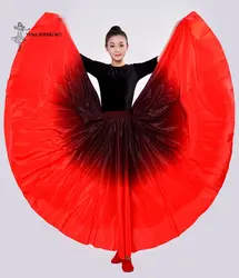 Женские костюмы для танца живота длинная юбка для танцев широкая юбка для выступлений цыганская одежда женское платье для танцев атласная